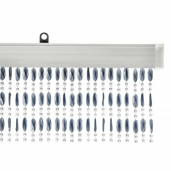 Kralengordijn Charlotte 100x240cm Grijs (88 Strengen) 2 Kralengordijn Charlotte 100x240cm Grijs (88 Strengen) - Afbeelding 2