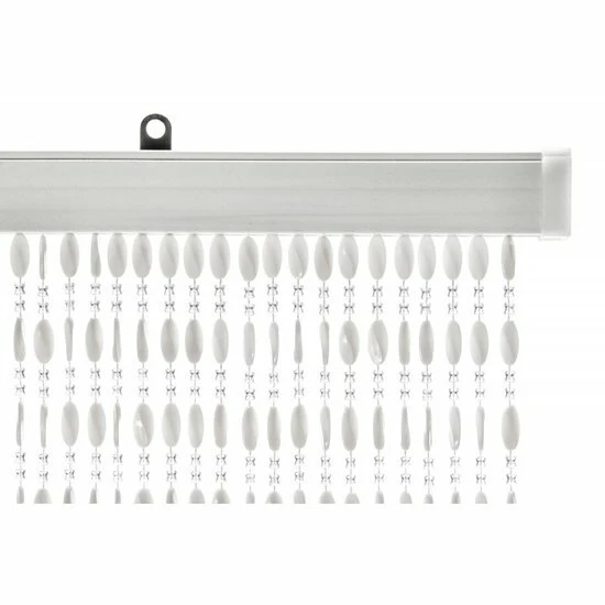 Kralengordijn Charlotte 100x240cm Wit (88 Strengen) 2 Kralengordijn Charlotte 100x240cm Wit (88 Strengen) - Afbeelding 2