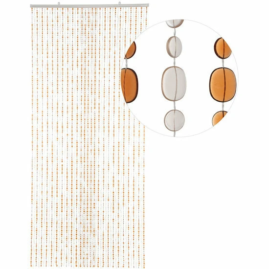 Kralengordijn Pailletten Bruin 90x200cm (49 Strengen) 1 Kralengordijn Pailletten Bruin 90x200cm (49 Strengen)