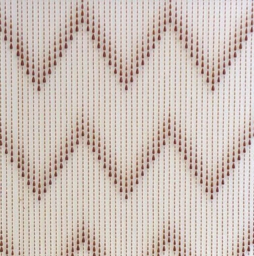 Kralengordijn Parels Bruin/beige 90x200cm 1 Kralengordijn Parels Bruin/beige 90x200cm