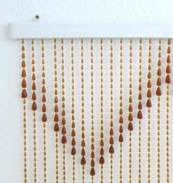 Kralengordijn Parels Bruin/beige 90x200cm 5 Kralengordijn Parels Bruin/beige 90x200cm -SchutzRollo Winkel 1971398613