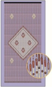 Kralengordijn Acropole 90x192cm (52 Strengen)