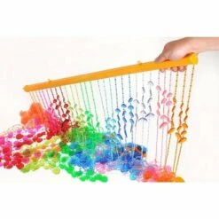 Kralengordijn Druppel Regenboog 90x200cm -SchutzRollo Winkel 1973071749