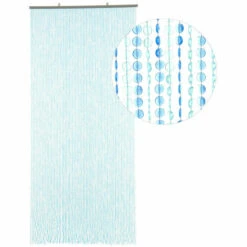 Kralengordijn Diamonds Blauw 90x200cm (136 Strengen) 4 Kralengordijn Diamonds Blauw 90x200cm (136 Strengen) -SchutzRollo Winkel 1974174948 2