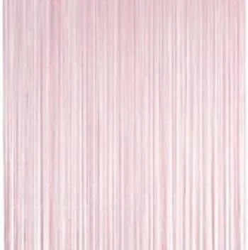 Draadjesgordijn Lichtroze 100x250cm 1 Draadjesgordijn Lichtroze 100x250cm