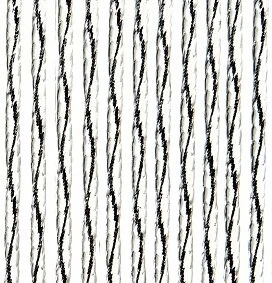 Vliegengordijn Luxe Milano Zwart 100x240cm 1 Vliegengordijn Luxe Milano Zwart 100x240cm