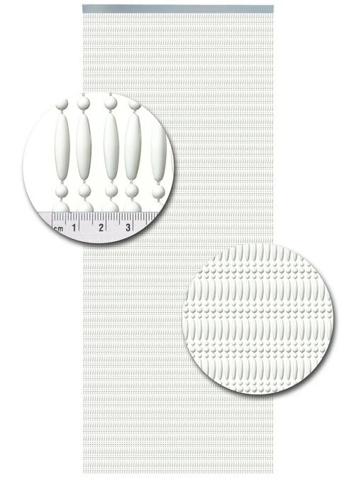 Vliegengordijn Kralen Op Maat: Recht Wit 2 Vliegengordijn Kralen Op Maat: Recht Wit - Afbeelding 2