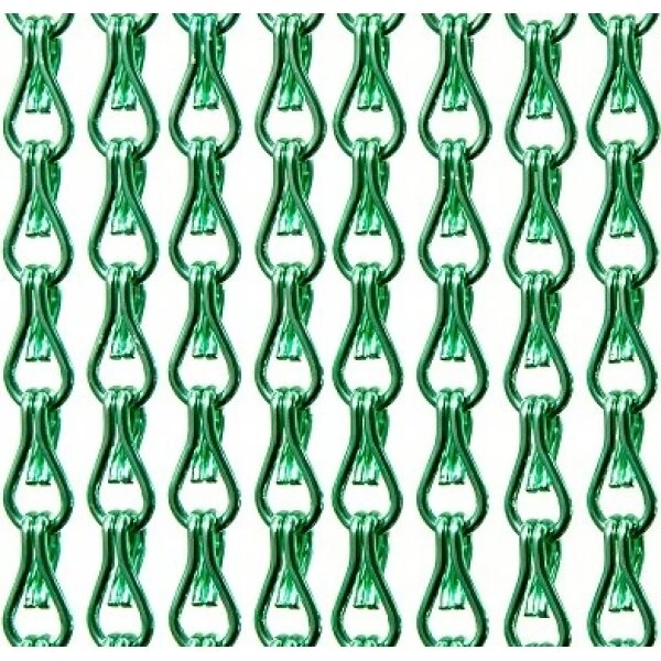 Aluminium Ketting Vliegengordijn Op Maat: Lichtgroen Glans 1 Aluminium Ketting Vliegengordijn Op Maat: Lichtgroen Glans