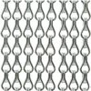 Aluminium Ketting Vliegengordijn Op Maat: Zilver Glans
