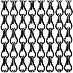 Aluminium Ketting Vliegengordijn Op Maat: Antraciet Glans