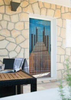 Vliegengordijn Bamboe Steiger In Zee 90x200cm -SchutzRollo Winkel 1979362056