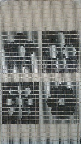 Vliegengordijn Op Maat: 4 Vlakken Met Bloemen (bouwpakket) 1 Vliegengordijn Op Maat: 4 Vlakken Met Bloemen (bouwpakket)