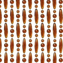 Vliegengordijn Kralen Op Maat: Verspringen Bruin