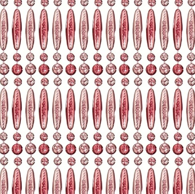 Vliegengordijn Kralen Op Maat: Recht Roze Transparant 1 Vliegengordijn Kralen Op Maat: Recht Roze Transparant