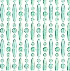 Vliegengordijn Kralen Op Maat: Verspringen Turquoise
