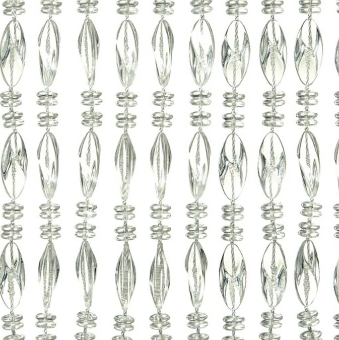 Vliegengordijn Kralen Op Maat: Chios Transparant 1 Vliegengordijn Kralen Op Maat: Chios Transparant