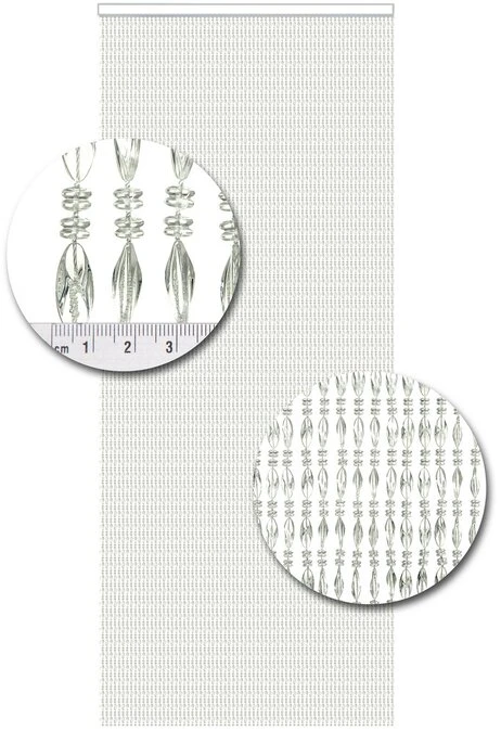 Vliegengordijn Kralen Op Maat: Chios Transparant 2 Vliegengordijn Kralen Op Maat: Chios Transparant - Afbeelding 2