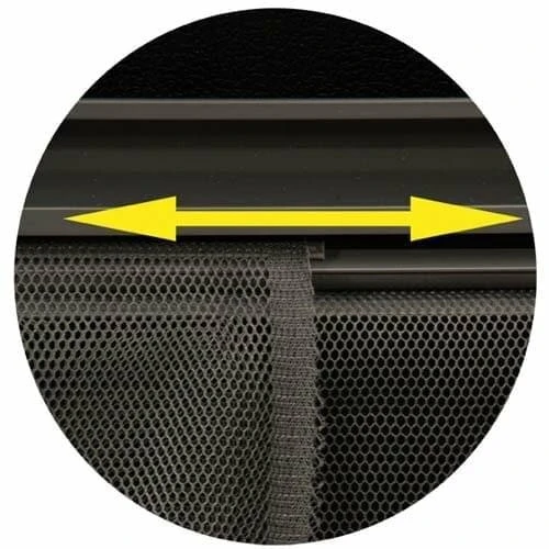 Vliegengordijn Schuifbaar Lamellen 100x235cm Zwart 2 Vliegengordijn Schuifbaar Lamellen 100x235cm Zwart - Afbeelding 2