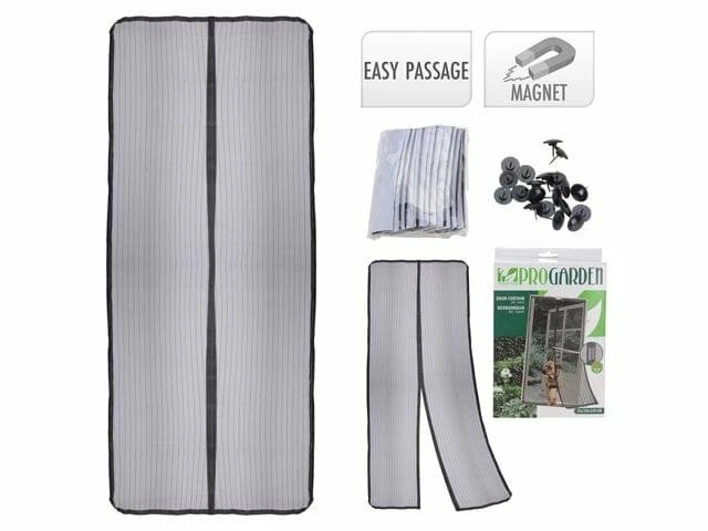 Vliegenhor / Hordeur Magnetisch 100x210cm 2 Vliegenhor / Hordeur Magnetisch 100x210cm - Afbeelding 2