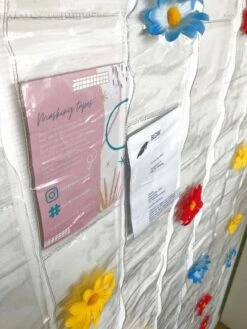 Vliegengordijn Met Foto Insteekvakjes En Bloemen 90x200cm 5 Vliegengordijn Met Foto Insteekvakjes En Bloemen 90x200cm -SchutzRollo Winkel 1979363241