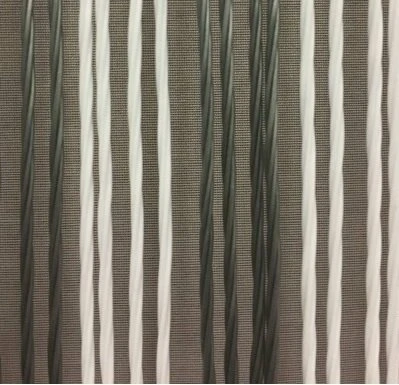 Vliegengordijn Victoria 100x240cm (wit-zilver) 2 Vliegengordijn Victoria 100x240cm (wit-zilver) - Afbeelding 2