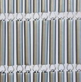 Vliegengordijn Hulzen Zilver Recht 100x240cm 1 Vliegengordijn Hulzen Zilver Recht 100x240cm