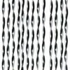 Vliegengordijn Opal 100x240cm (zilver-zwart)