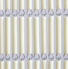 Vliegengordijn Hulzen Creme Recht 90x210cm 1 Vliegengordijn Hulzen Creme Recht 90x210cm