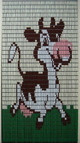 Vliegengordijn Hulzen Koe 90x210cm 1 Vliegengordijn Hulzen Koe 90x210cm