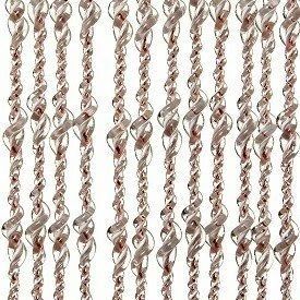 Vliegengordijn Pisa Transparant-wit-rood 100x240cm 1 Vliegengordijn Pisa Transparant-wit-rood 100x240cm