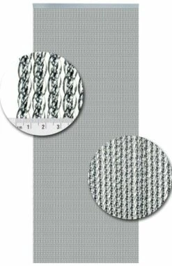 Vliegengordijn Luxe Venetië Zilver 92x210cm -SchutzRollo Winkel 1979364081 2