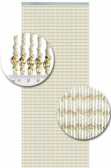 Vliegengordijn Pisa Geel 100x240cm 2 Vliegengordijn Pisa Geel 100x240cm - Afbeelding 2