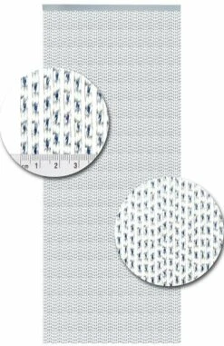 Vliegengordijn Luxe Lucca Blauw 100x240cm 3 Vliegengordijn Luxe Lucca Blauw 100x240cm -SchutzRollo Winkel 1979364666 1