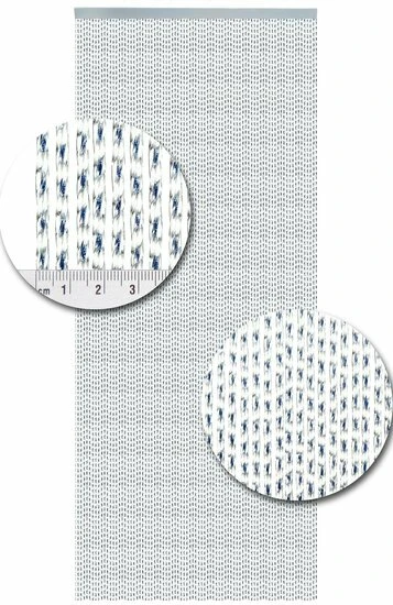 Vliegengordijn Luxe Lucca Blauw 100x240cm 2 Vliegengordijn Luxe Lucca Blauw 100x240cm - Afbeelding 2