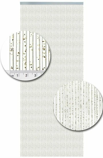 Vliegengordijn Como Glitter Goud 92x210cm 2 Vliegengordijn Como Glitter Goud 92x210cm - Afbeelding 2