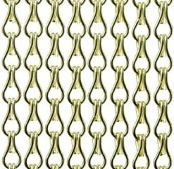 Vliegengordijn Kettingen Lime Glans 90x210cm