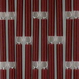 Vliegengordijn Op Maat: Hulzen Bordeaux Verspringen (kant En Klaar) 1 Vliegengordijn Op Maat: Hulzen Bordeaux Verspringen (kant En Klaar)