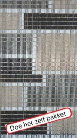 Vliegengordijn Bouwpakket Combi Blok Licht 90x210cm