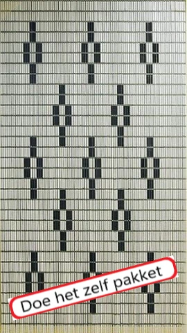 Vliegengordijn Bouwpakket 13 Sterren 90x210cm 1 Vliegengordijn Bouwpakket 13 Sterren 90x210cm