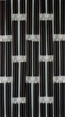 Vliegengordijn Op Maat: Hulzen Verspringen Zwart (kant En Klaar) 2 Vliegengordijn Op Maat: Hulzen Verspringen Zwart (kant En Klaar) - Afbeelding 2