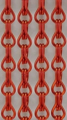 Vliegengordijn Kettingen Rood Glans 100x240cm 2 Vliegengordijn Kettingen Rood Glans 100x240cm - Afbeelding 2