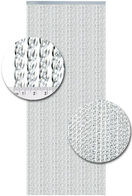 Vliegengordijn Luxe Venetië Wit 100x240cm 2 Vliegengordijn Luxe Venetië Wit 100x240cm - Afbeelding 2