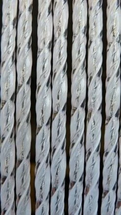 Vliegengordijn Luxe Bali Wit-transparant 100x240cm -SchutzRollo Winkel 1979366691