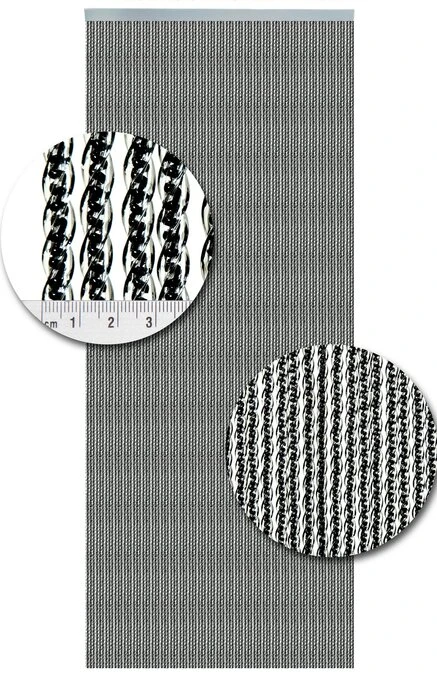 Vliegengordijn Luxe Venetië Zwart 100x240cm 2 Vliegengordijn Luxe Venetië Zwart 100x240cm - Afbeelding 2