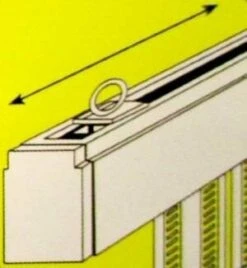 Vliegengordijn Pvc Zwaar Donkerbruin 100x220cm -SchutzRollo Winkel 1979366847 2