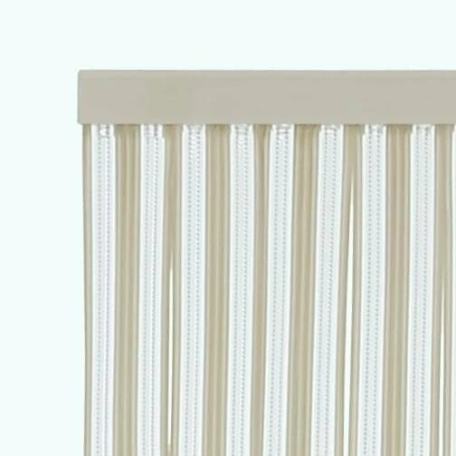 Vliegengordijn Pvc Zwaar Grijs/taupe 100x220cm 2 Vliegengordijn Pvc Zwaar Grijs/taupe 100x220cm - Afbeelding 2