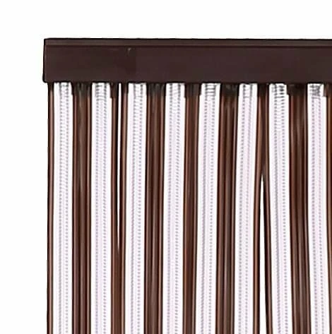 Vliegengordijn Pvc Zwaar Donkerbruin 90x220cm 2 Vliegengordijn Pvc Zwaar Donkerbruin 90x220cm - Afbeelding 2