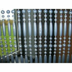 Vliegengordijn Kralen Perla Grijs 90x220cm (90 Strengen) -SchutzRollo Winkel 1979367483 1