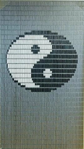 Vliegengordijn YingYang Hulzen 90x210cm 1 Vliegengordijn YingYang Hulzen 90x210cm