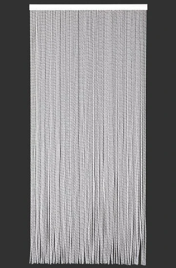 Vliegengordijn Luxe Bali Wit-transparant 92x210cm 2 Vliegengordijn Luxe Bali Wit-transparant 92x210cm - Afbeelding 2